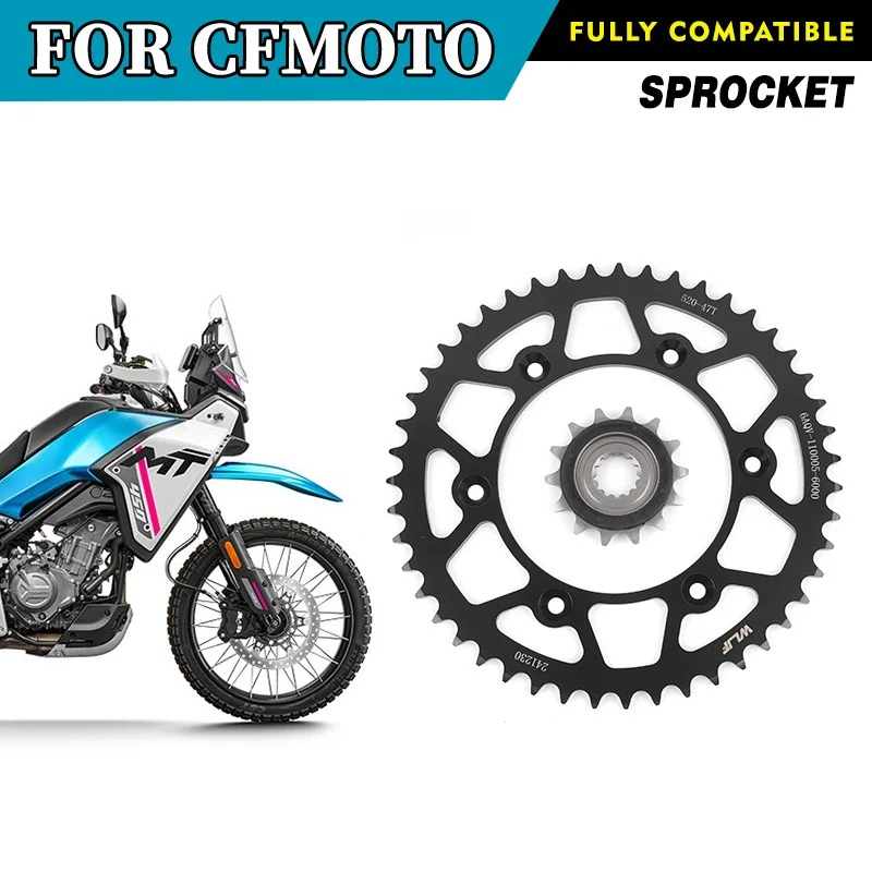 Motorcycle Parts Chain - Voor CFMOTO 450MT, kettingtandwiel met 47