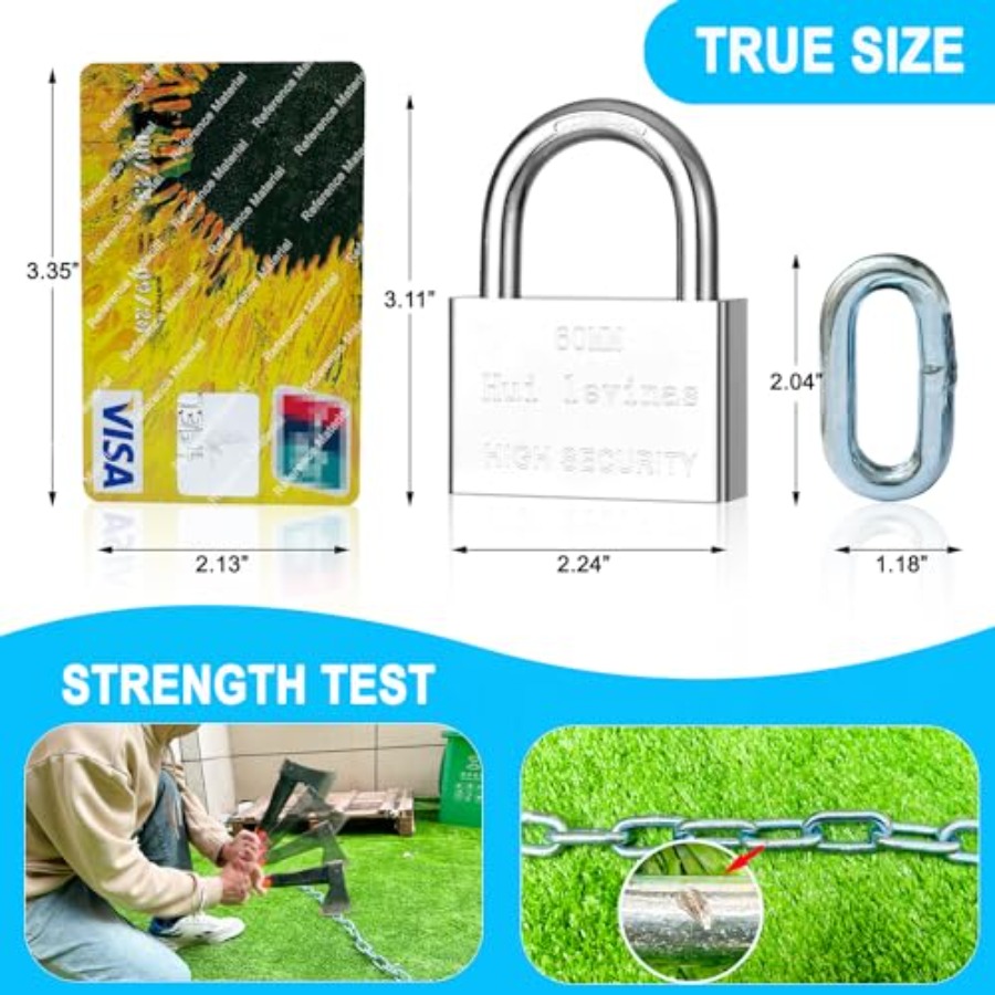 Zware 39 inch 8 mm gegalvanise - Bike Chain recensie en prijs