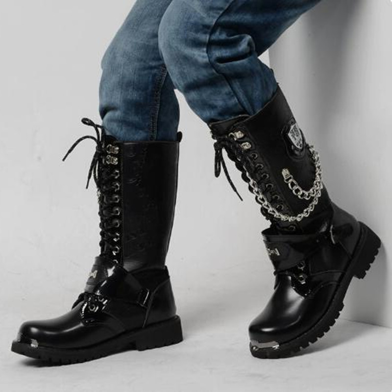 Luxe heren motorlaarzen, ademe - Steel Chain recensie en prijs