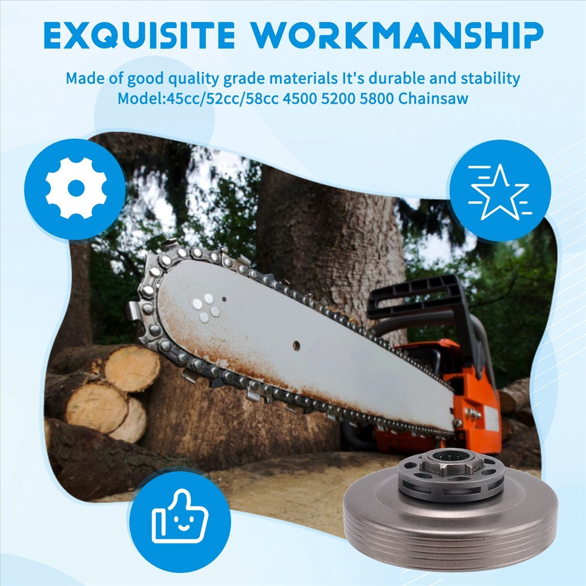 # 15J Kettingzaag 3/8-7T Tandw - Sprocket Chain recensie en prijs
